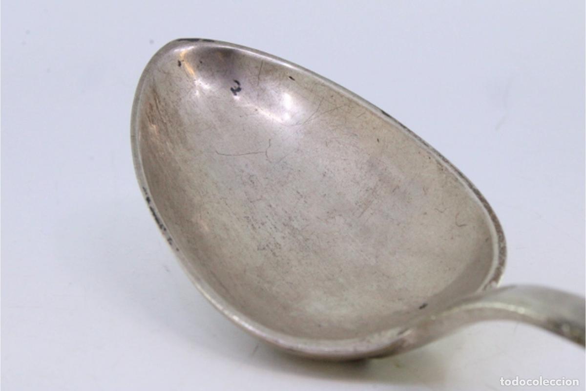 Antig&uuml;edades: Cuchara de plata para servir arroz - Foto 6