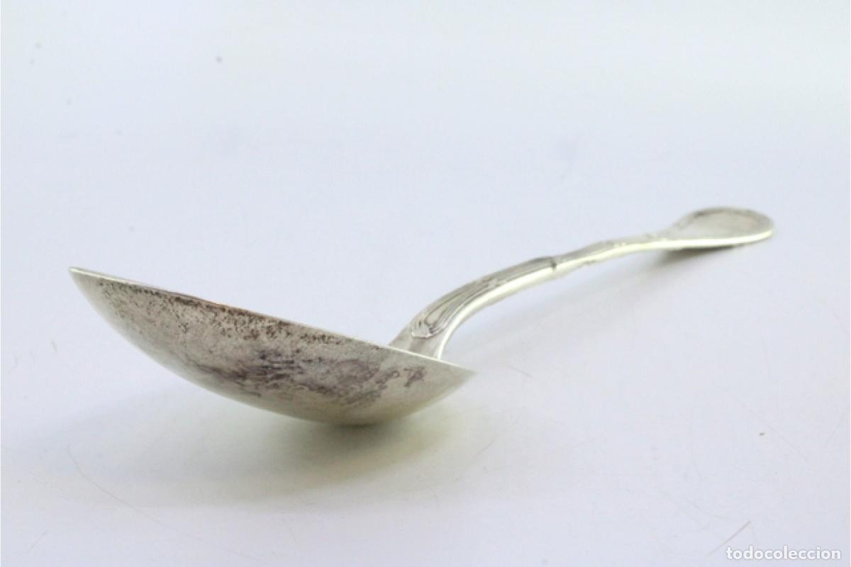 Antig&uuml;edades: Cuchara de plata para servir arroz - Foto 3