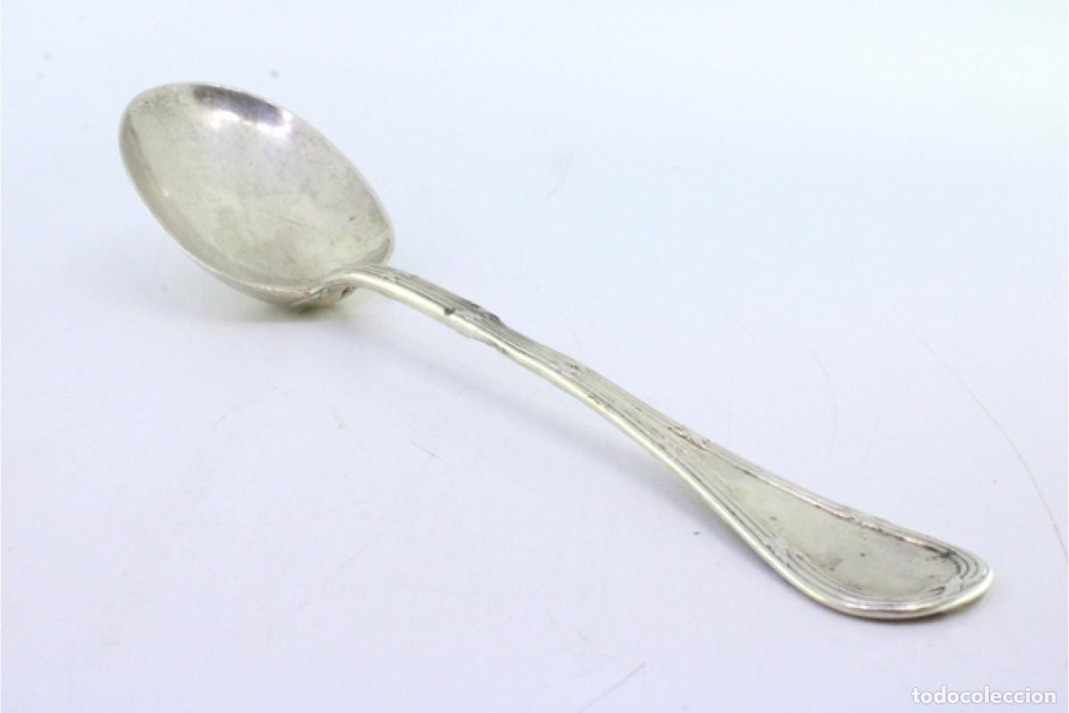 Antig&uuml;edades: Cuchara de plata para servir arroz - Foto 4