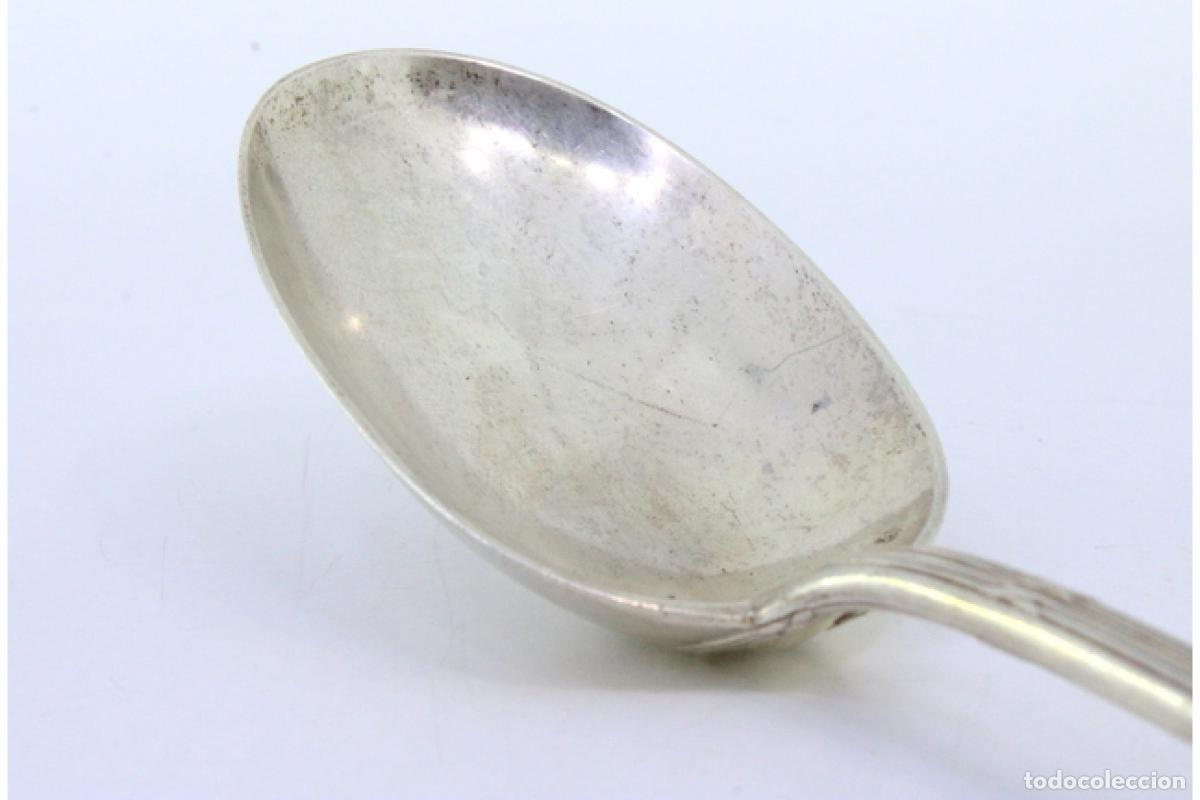 Antig&uuml;edades: Cuchara de plata para servir arroz - Foto 5