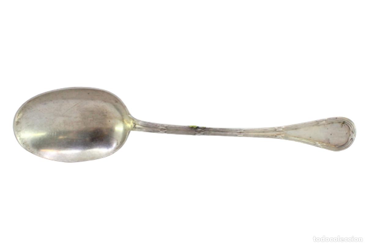 Antig&uuml;edades: Cuchara de plata para servir arroz - Foto 1