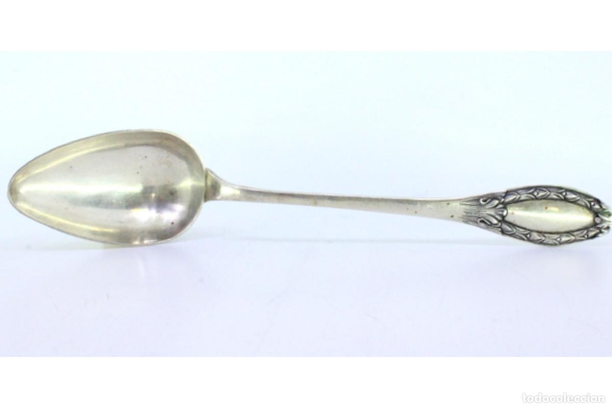 Antig&uuml;edades: Cuchara de plata para servir arroz - Foto 2