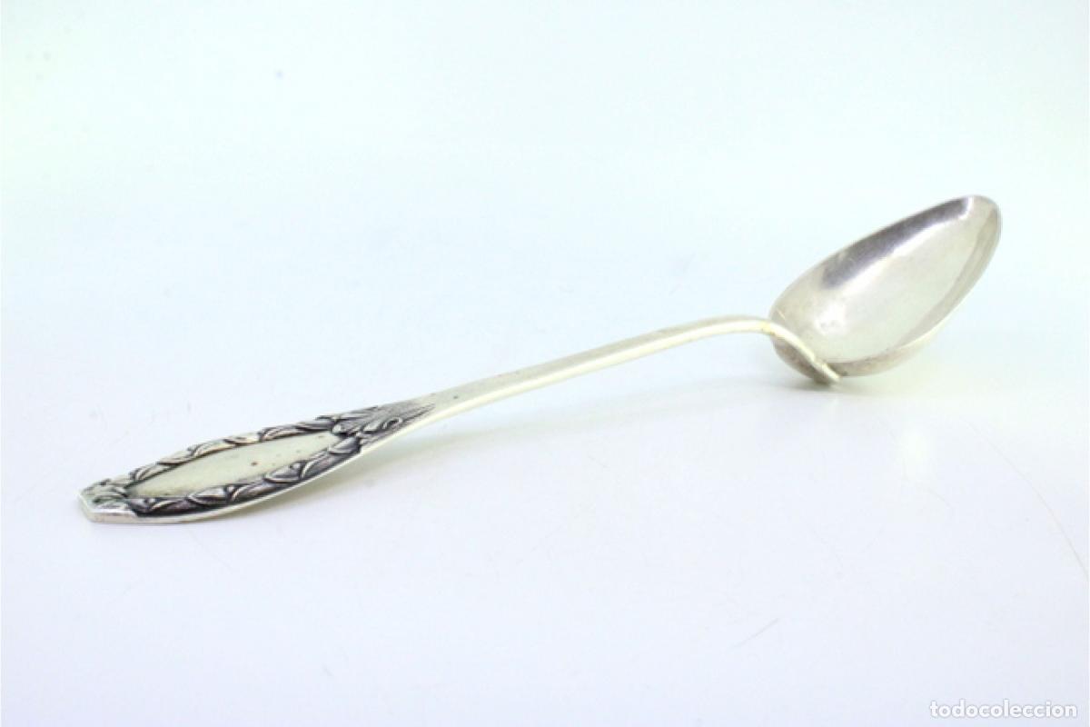 Antig&uuml;edades: Cuchara de plata para servir arroz - Foto 5