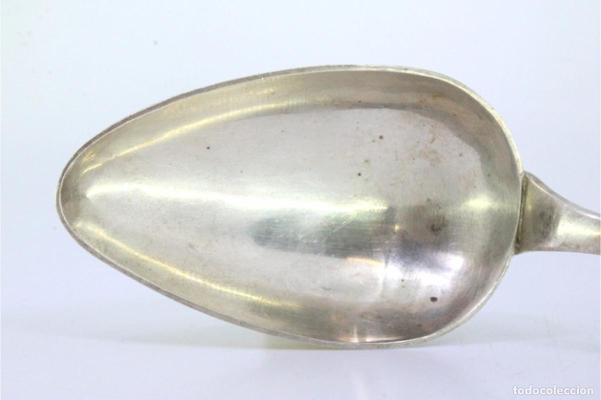Antig&uuml;edades: Cuchara de plata para servir arroz - Foto 6
