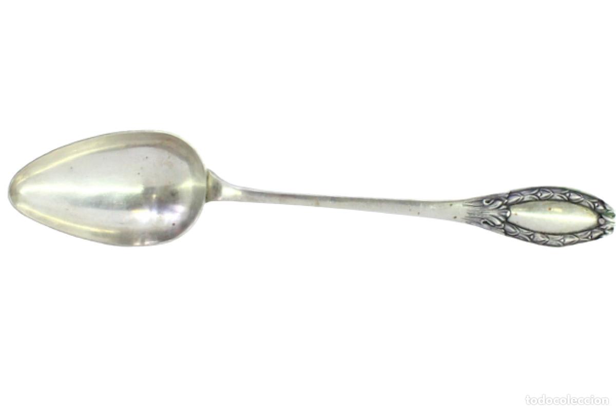 Antig&uuml;edades: Cuchara de plata para servir arroz - Foto 1