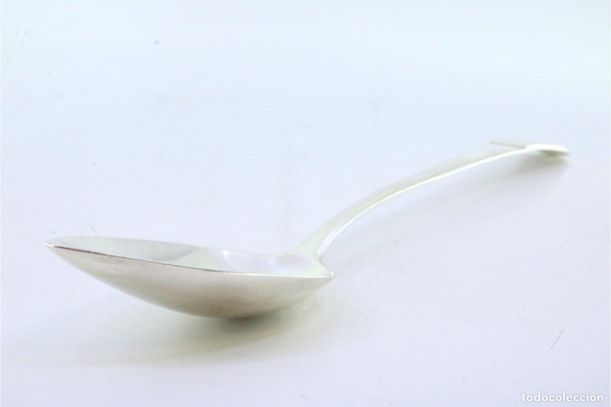 Antig&uuml;edades: Cuchara de plata para servir arroz - Foto 3