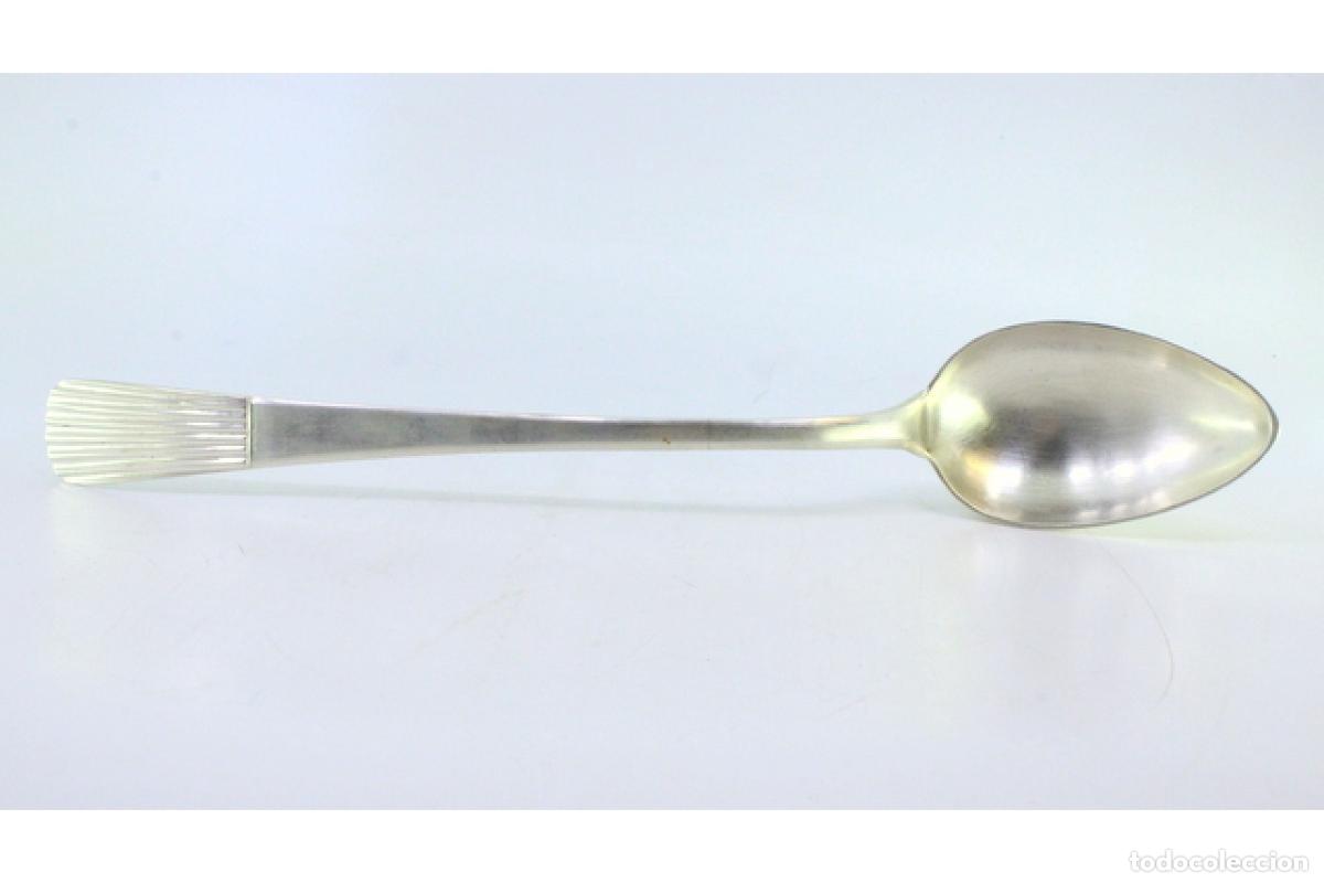 Antig&uuml;edades: Cuchara de plata para servir arroz - Foto 2
