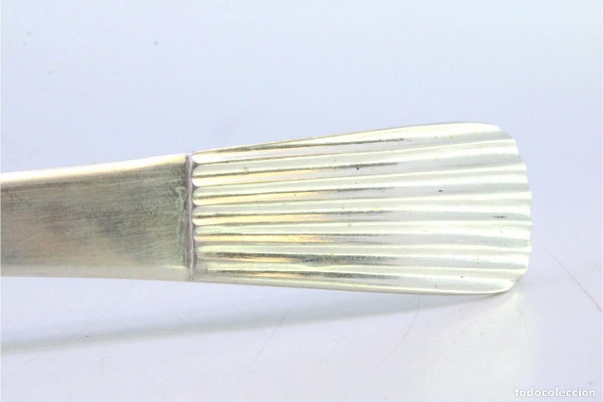 Antig&uuml;edades: Cuchara de plata para servir arroz - Foto 4