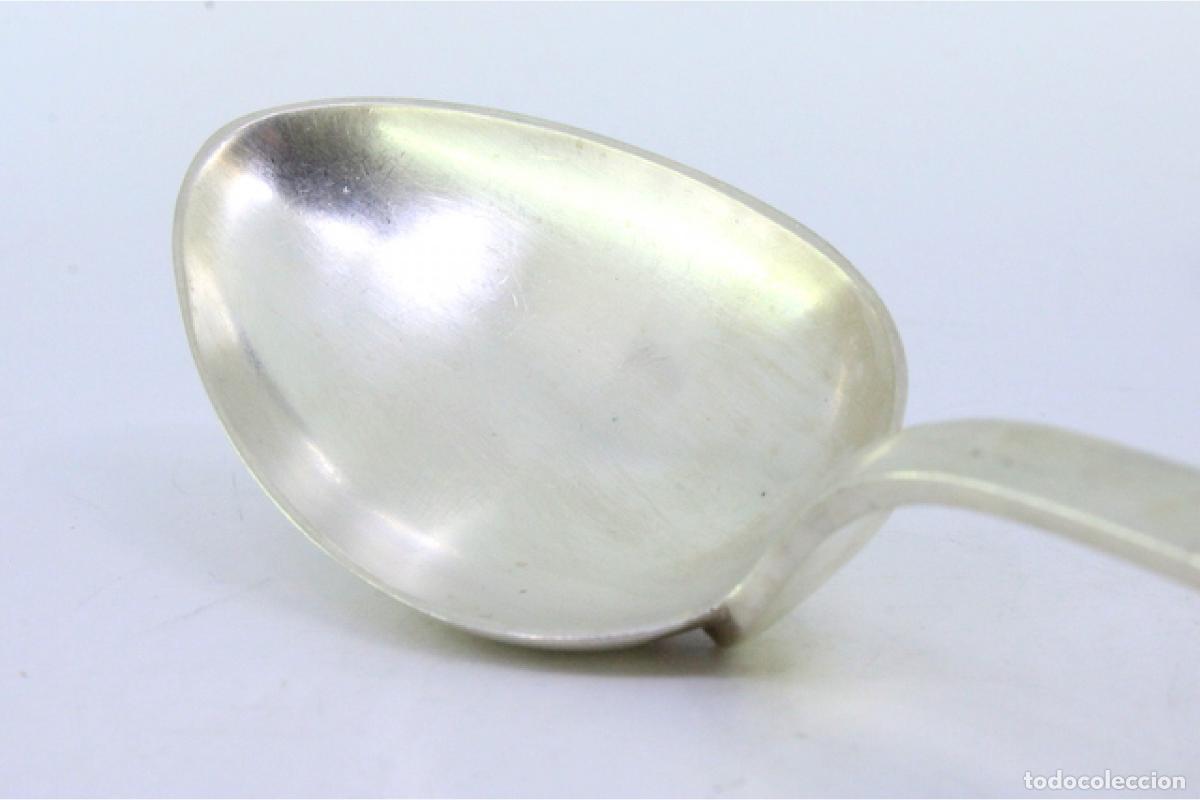 Antig&uuml;edades: Cuchara de plata para servir arroz - Foto 8