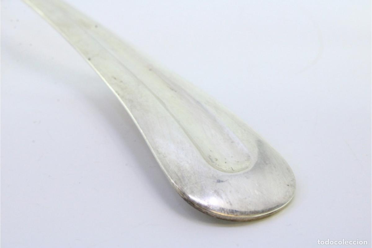 Antig&uuml;edades: Cuchara de plata para servir arroz - Foto 3