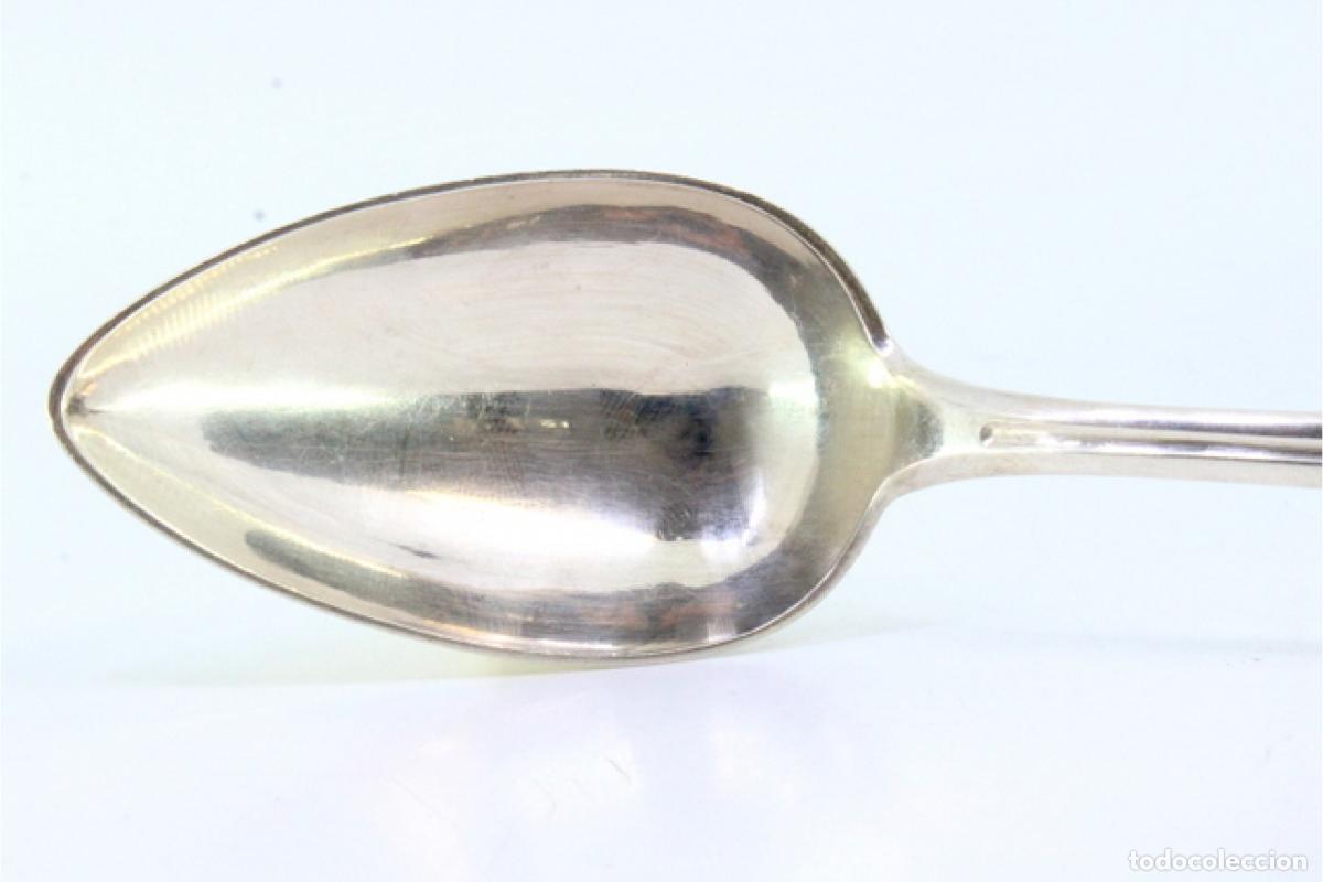 Antig&uuml;edades: Cuchara de plata para servir arroz - Foto 5