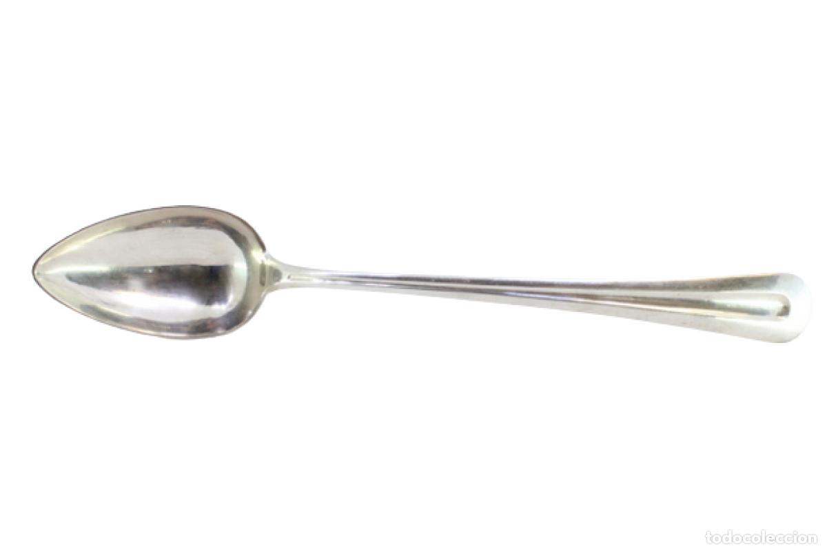 Antig&uuml;edades: Cuchara de plata para servir arroz - Foto 1