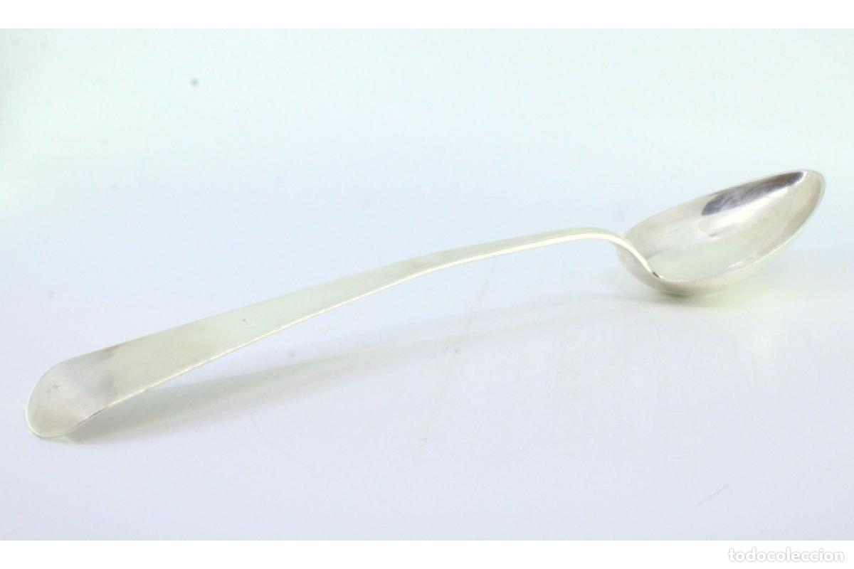 Antig&uuml;edades: Cuchara de plata para servir arroz - Foto 4