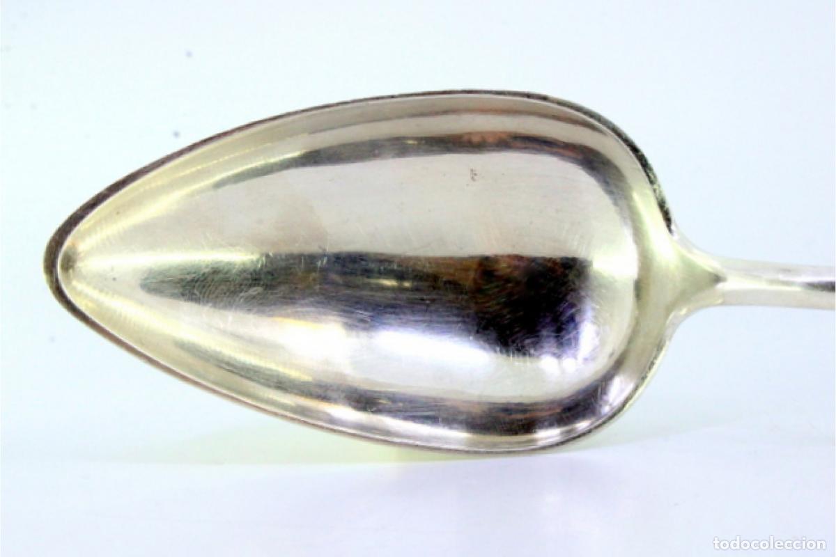 Antig&uuml;edades: Cuchara de plata para servir arroz - Foto 6