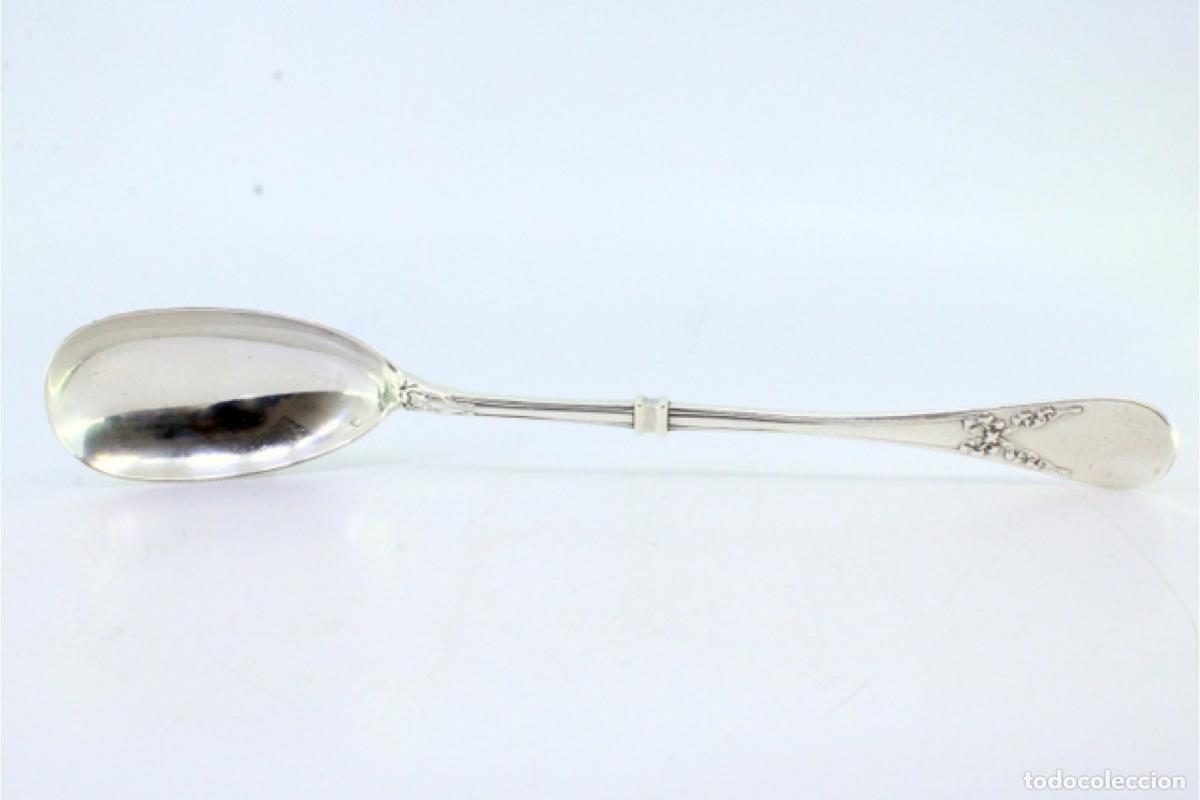 Antig&uuml;edades: Cuchara de plata para servir arroz - Foto 2
