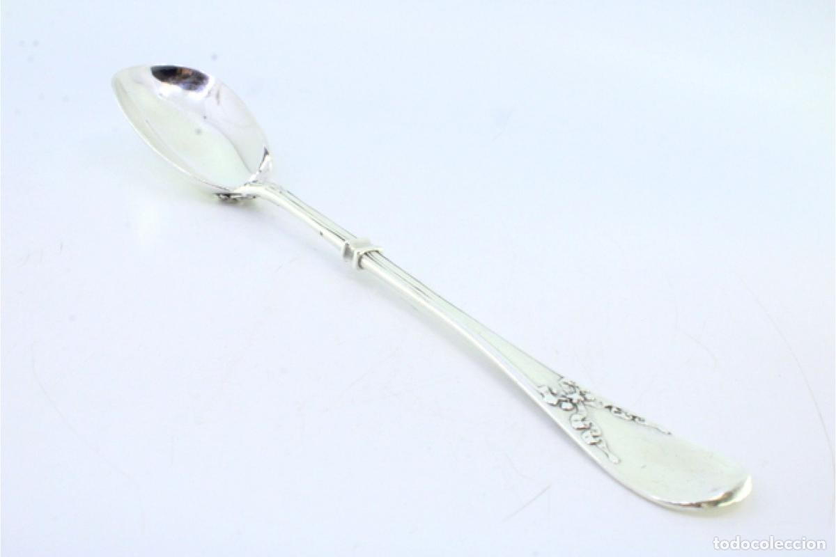 Antig&uuml;edades: Cuchara de plata para servir arroz - Foto 4