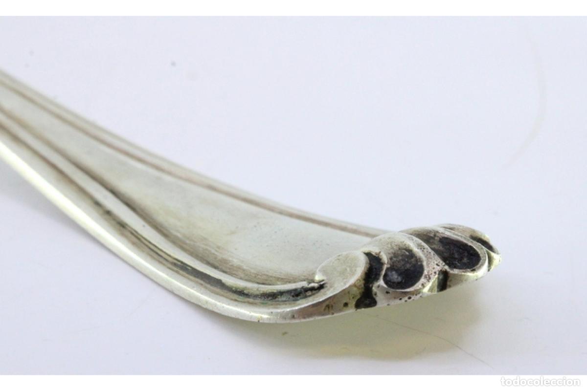 Antig&uuml;edades: Cuchara de plata para servir arroz - Foto 2