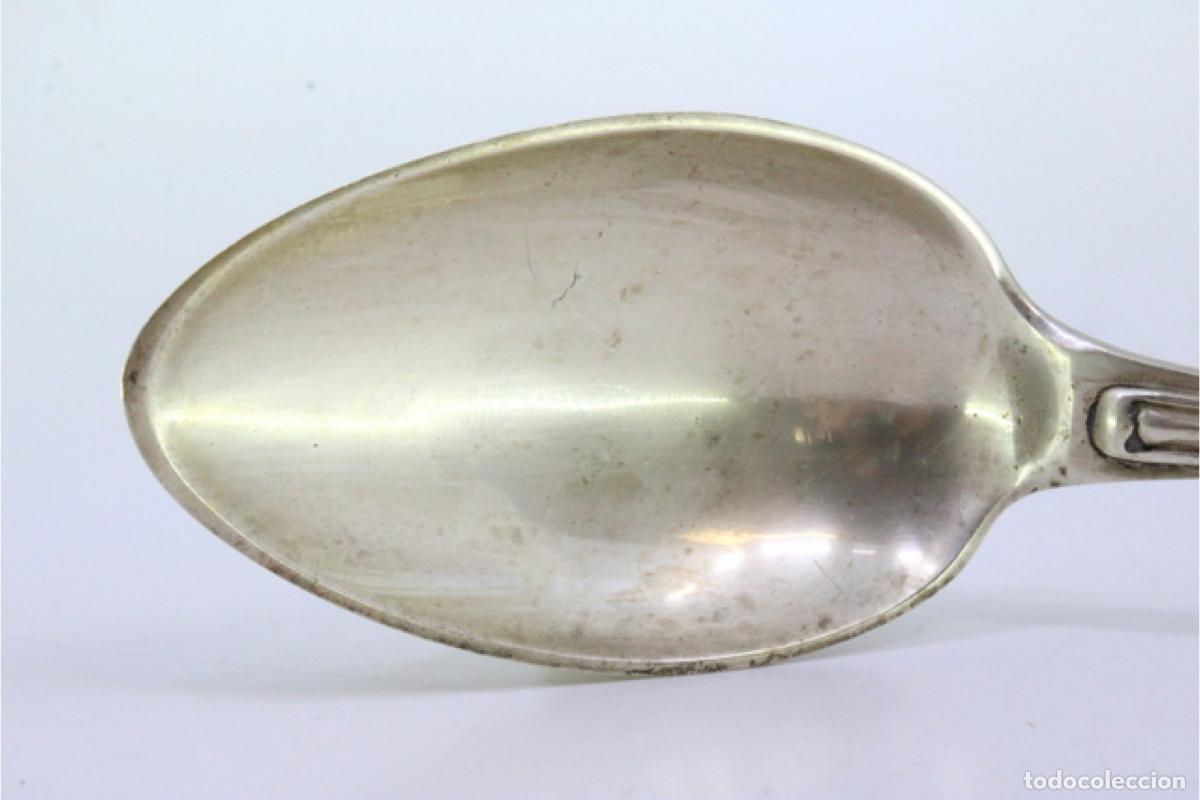 Antig&uuml;edades: Cuchara de plata para servir arroz - Foto 3