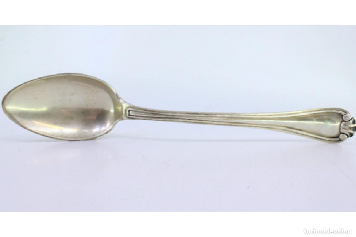 Antig&uuml;edades: Cuchara de plata para servir arroz - Foto 5