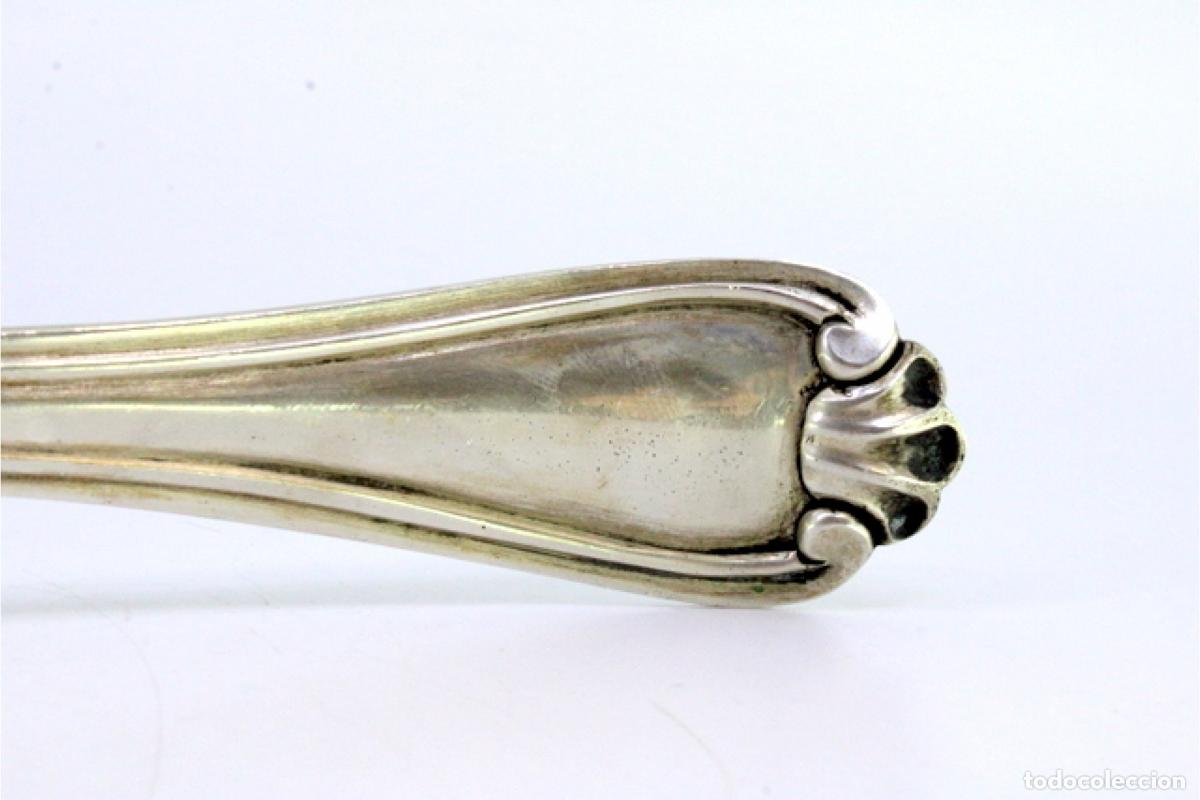 Antig&uuml;edades: Cuchara de plata para servir arroz - Foto 6