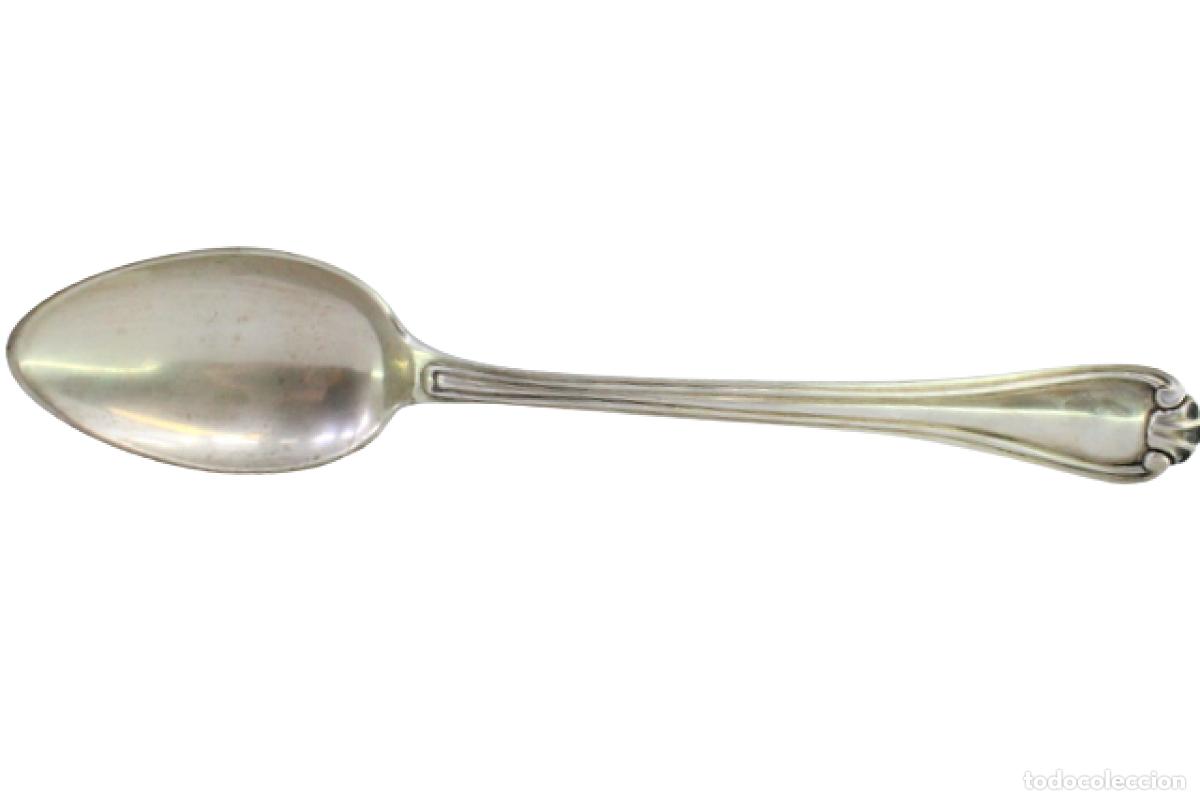 Antig&uuml;edades: Cuchara de plata para servir arroz - Foto 1