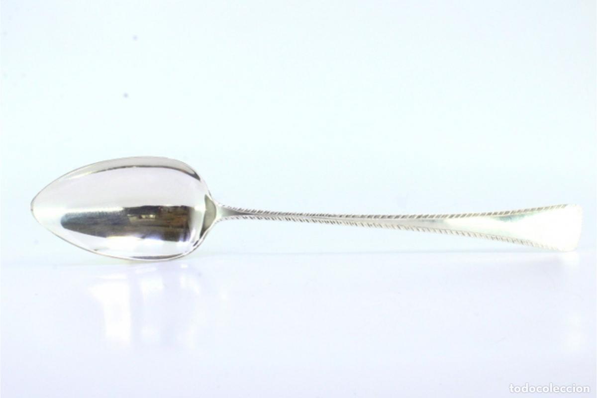 Antig&uuml;edades: Cuchara de plata para servir arroz - Foto 2