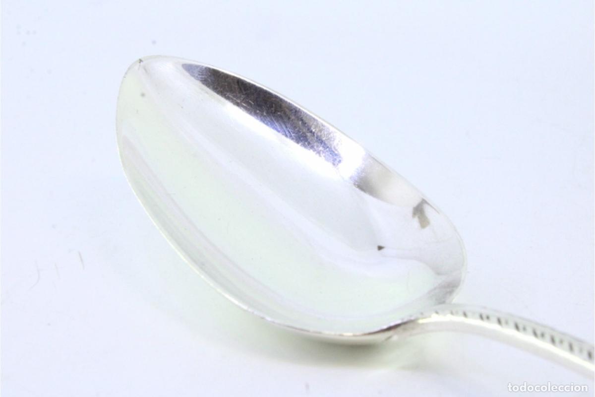 Antig&uuml;edades: Cuchara de plata para servir arroz - Foto 3