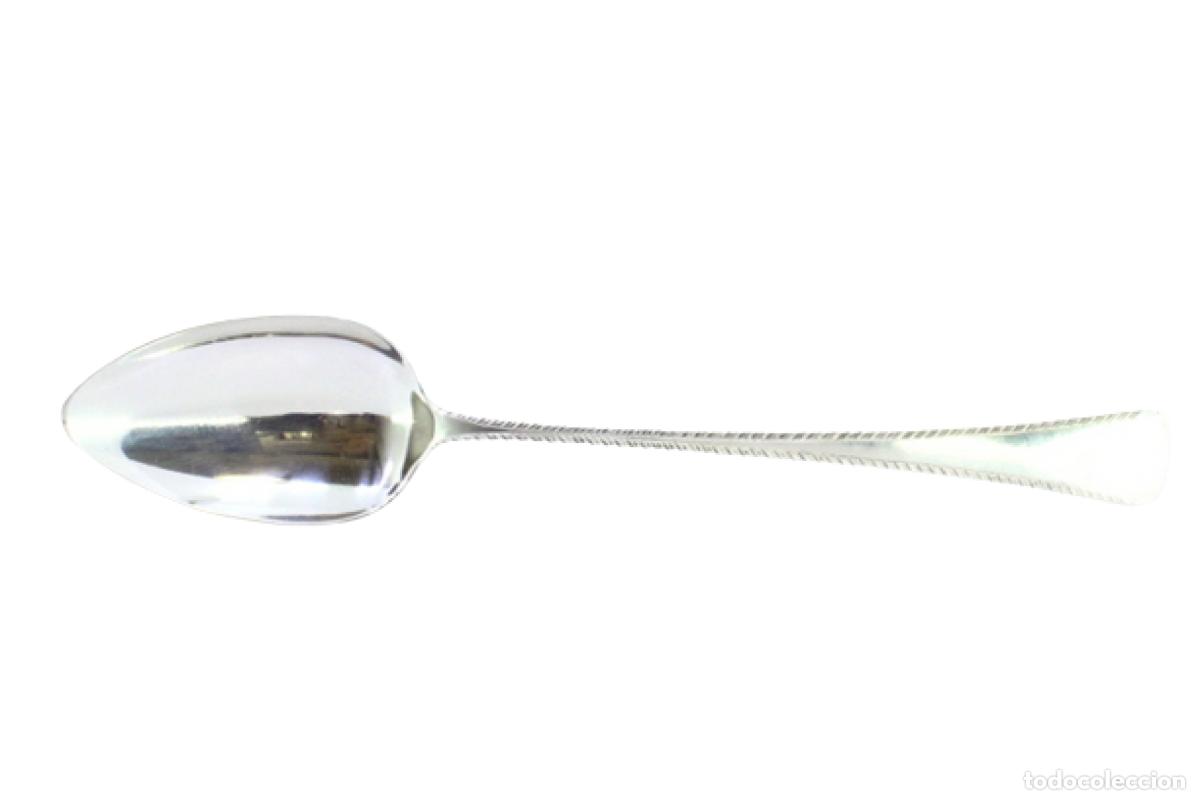 Antig&uuml;edades: Cuchara de plata para servir arroz - Foto 1