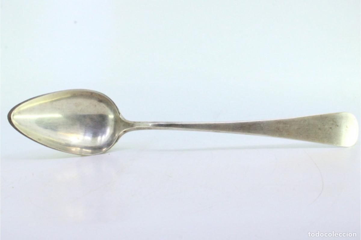 Antig&uuml;edades: Cuchara de plata para servir arroz - Foto 2