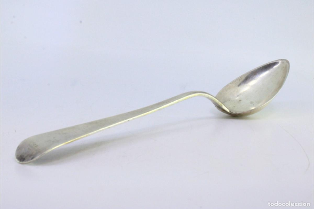 Antig&uuml;edades: Cuchara de plata para servir arroz - Foto 3