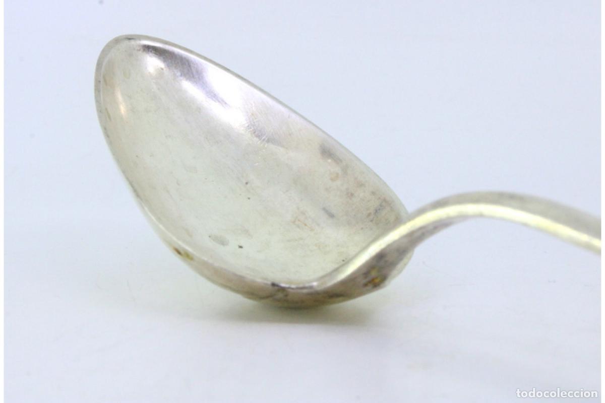 Antig&uuml;edades: Cuchara de plata para servir arroz - Foto 5