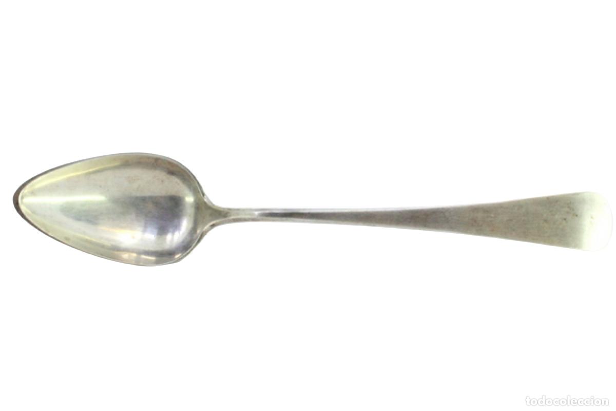 Antig&uuml;edades: Cuchara de plata para servir arroz - Foto 1