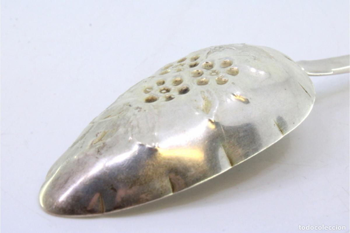 Antig&uuml;edades: Cuchara de plata para servir arroz - Foto 4