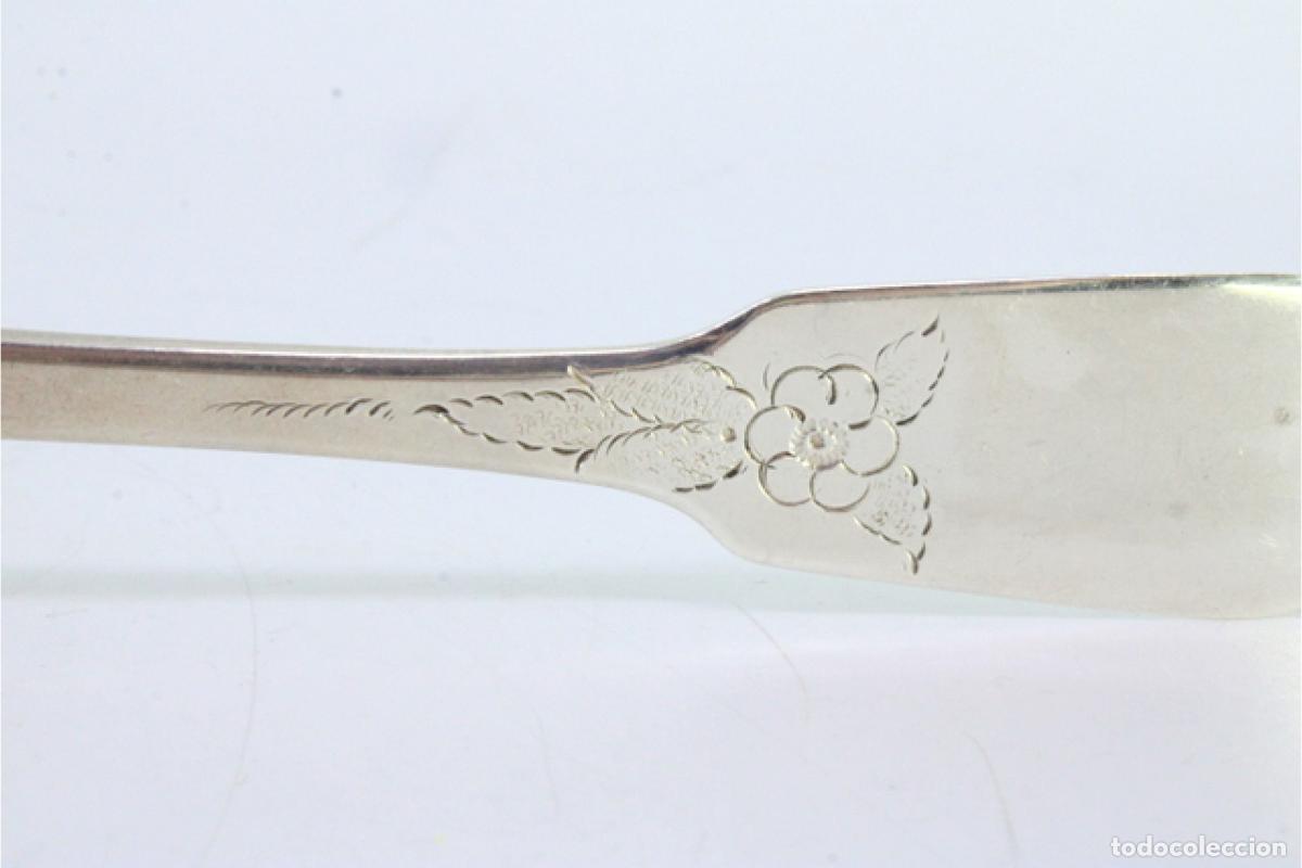 Antig&uuml;edades: Cuchara de plata para servir arroz - Foto 5
