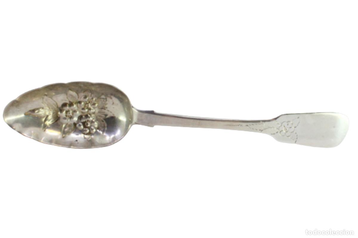 Antig&uuml;edades: Cuchara de plata para servir arroz - Foto 1