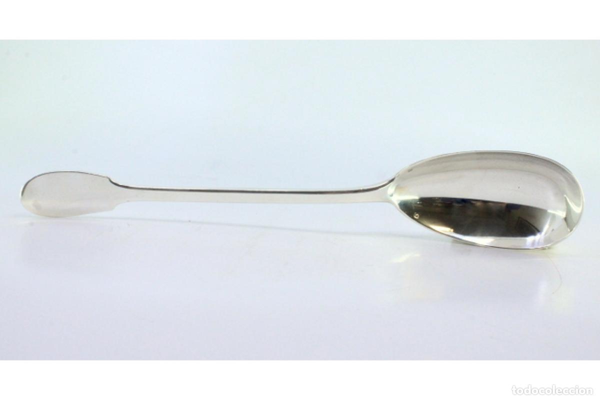 Antig&uuml;edades: Cuchara de plata para servir arroz - Foto 3