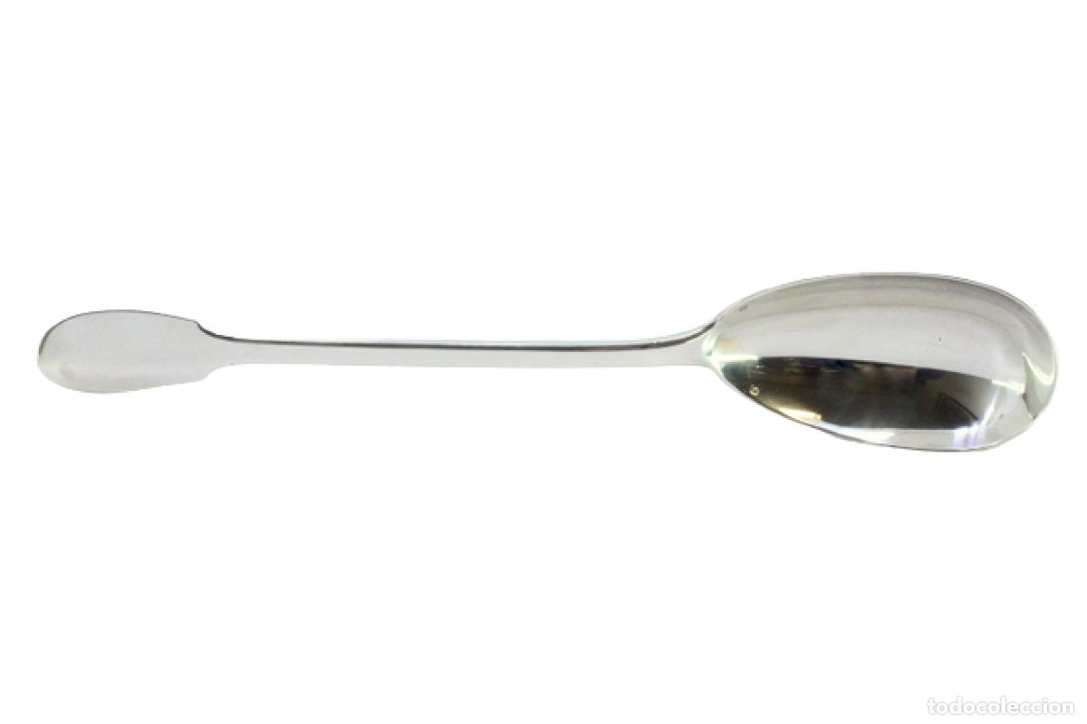 Antig&uuml;edades: Cuchara de plata para servir arroz - Foto 1
