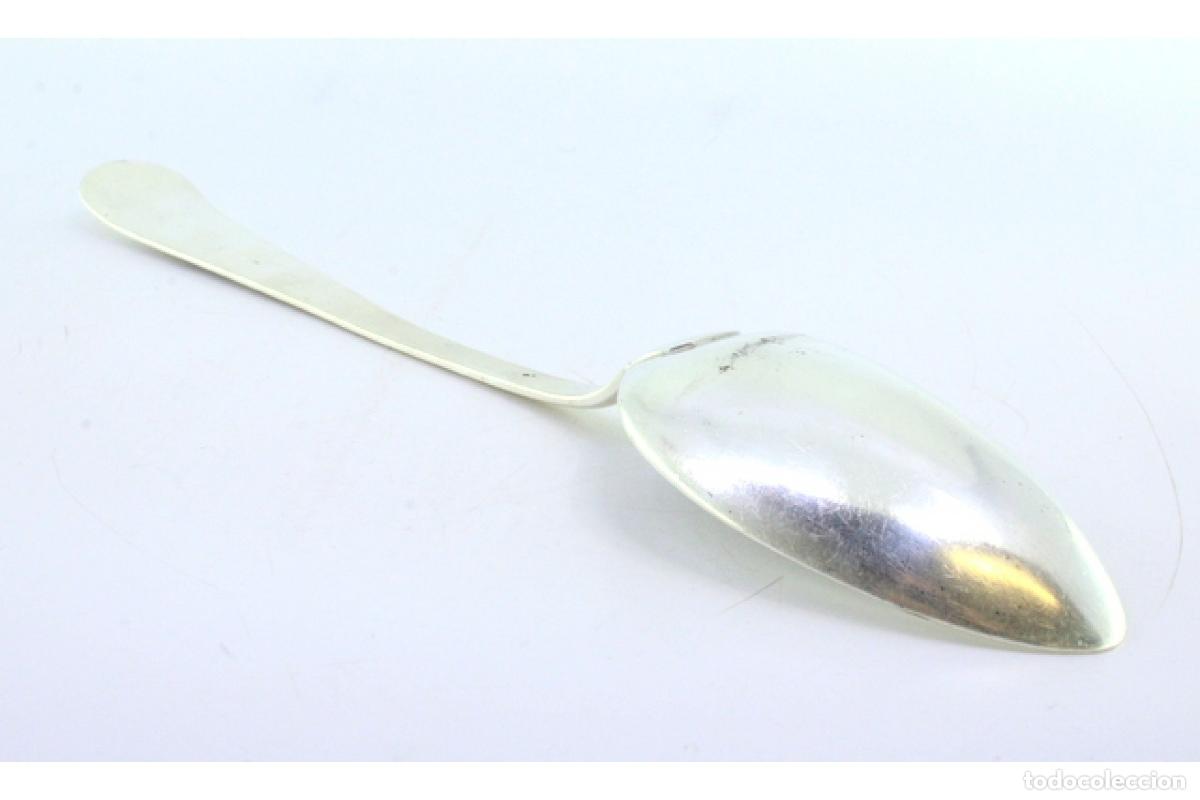 Antig&uuml;edades: Cuchara de plata para servir arroz - Foto 7