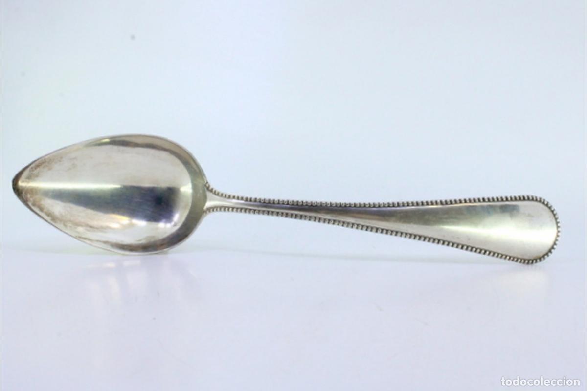 Antig&uuml;edades: Cuchara de plata para servir arroz - Foto 2