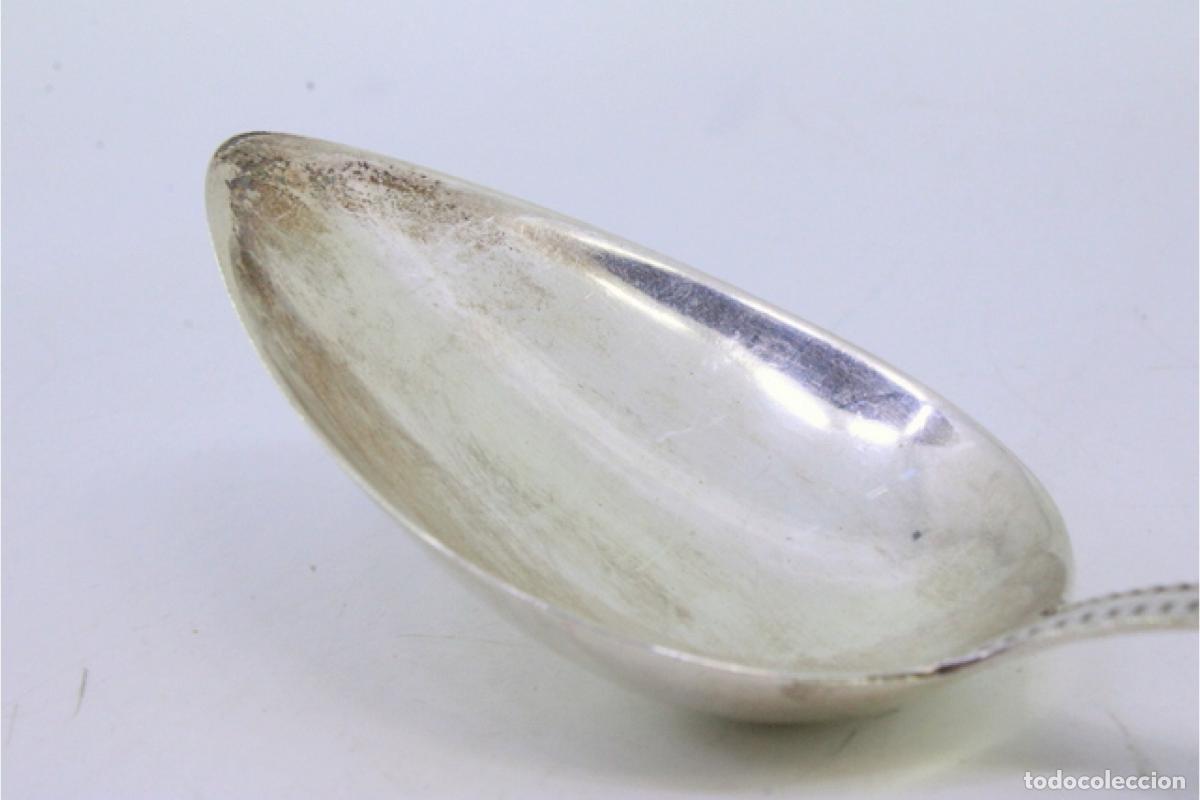 Antig&uuml;edades: Cuchara de plata para servir arroz - Foto 3