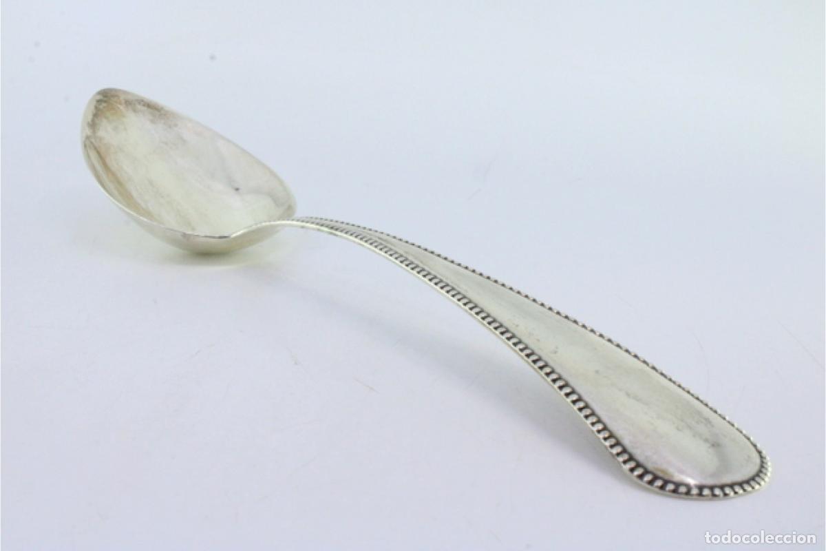 Antig&uuml;edades: Cuchara de plata para servir arroz - Foto 4