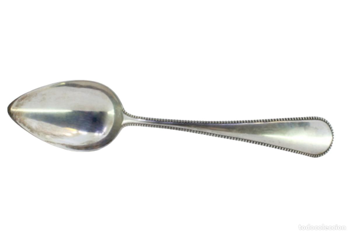 Antig&uuml;edades: Cuchara de plata para servir arroz - Foto 1