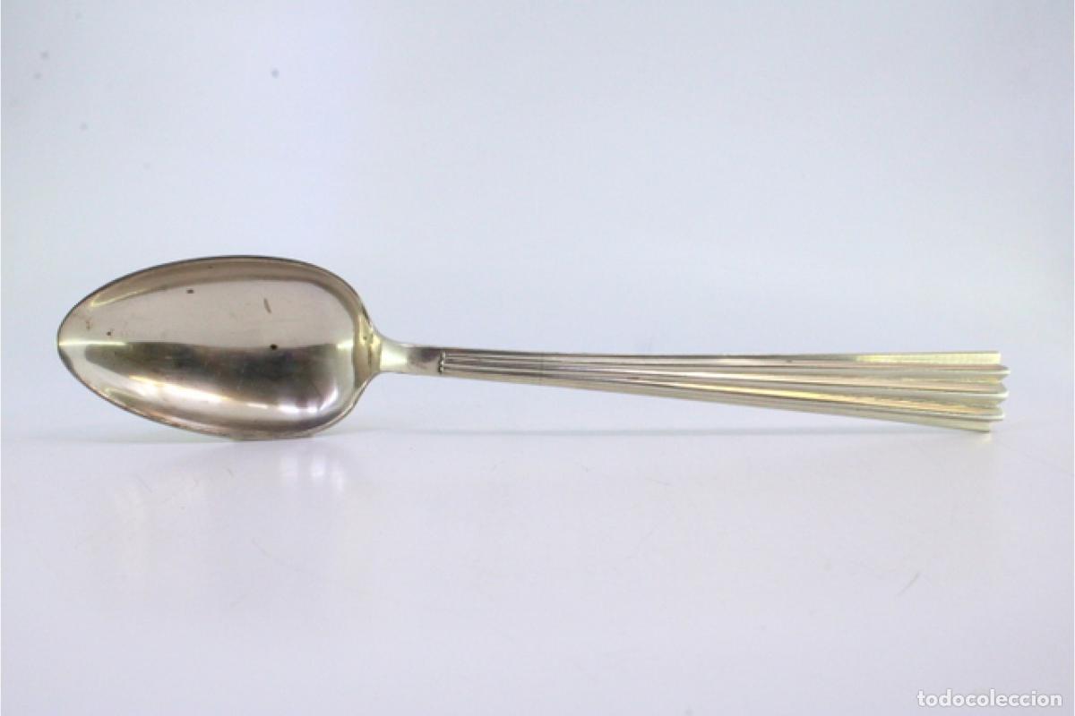 Antig&uuml;edades: Cuchara de plata para servir arroz - Foto 2