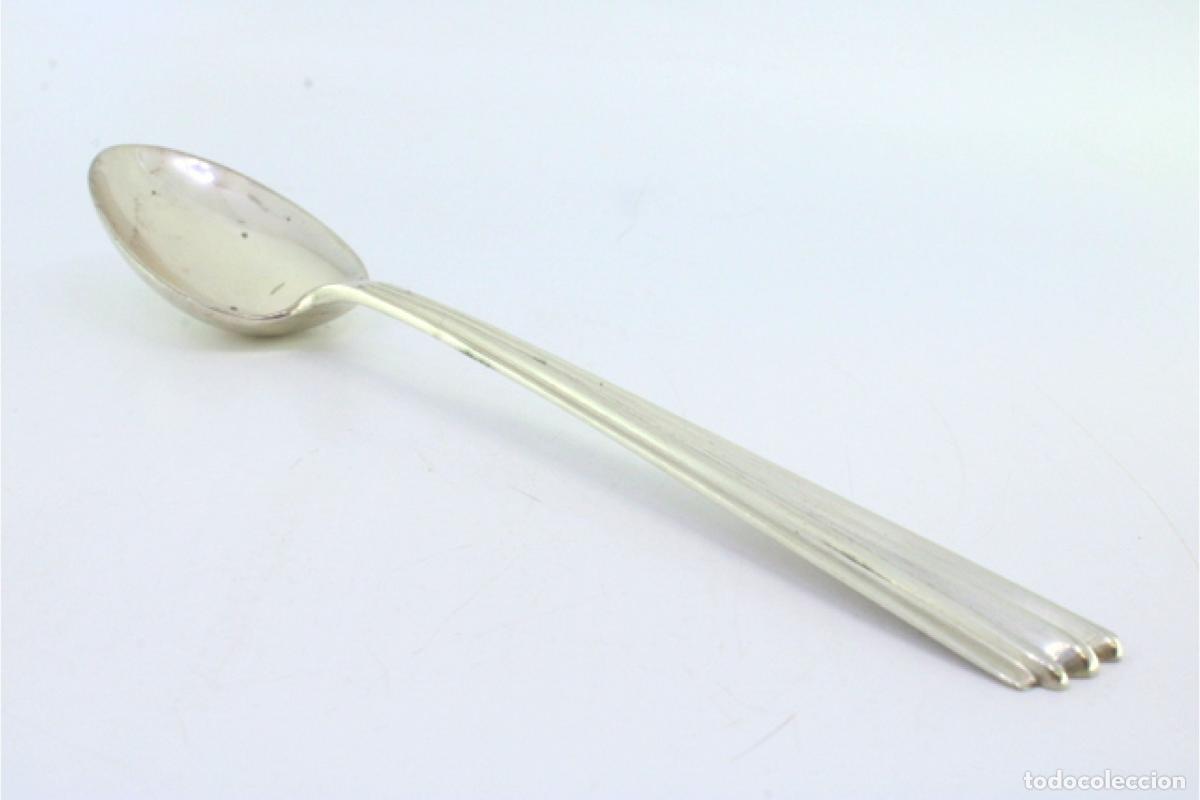Antig&uuml;edades: Cuchara de plata para servir arroz - Foto 4