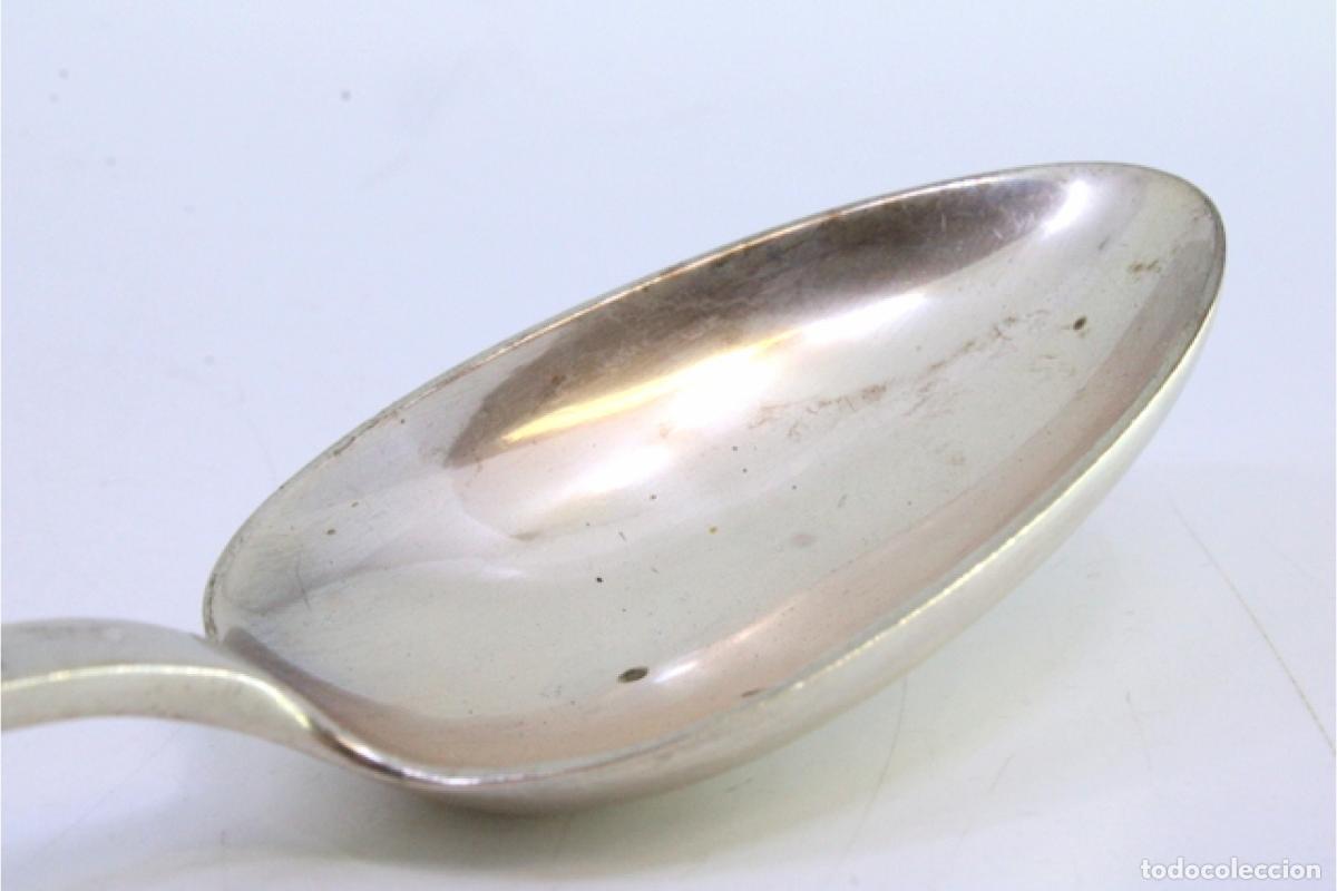 Antig&uuml;edades: Cuchara de plata para servir arroz - Foto 5