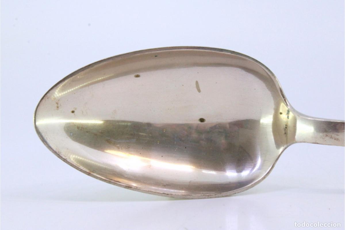 Antig&uuml;edades: Cuchara de plata para servir arroz - Foto 7