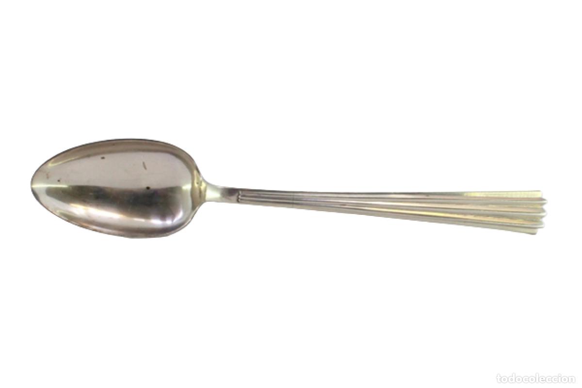 Antig&uuml;edades: Cuchara de plata para servir arroz - Foto 1