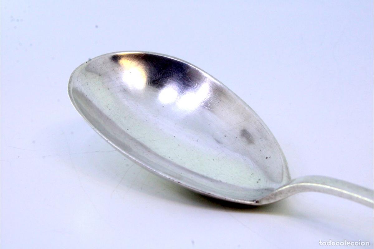 Antig&uuml;edades: Cuchara de plata para servir arroz - Foto 2
