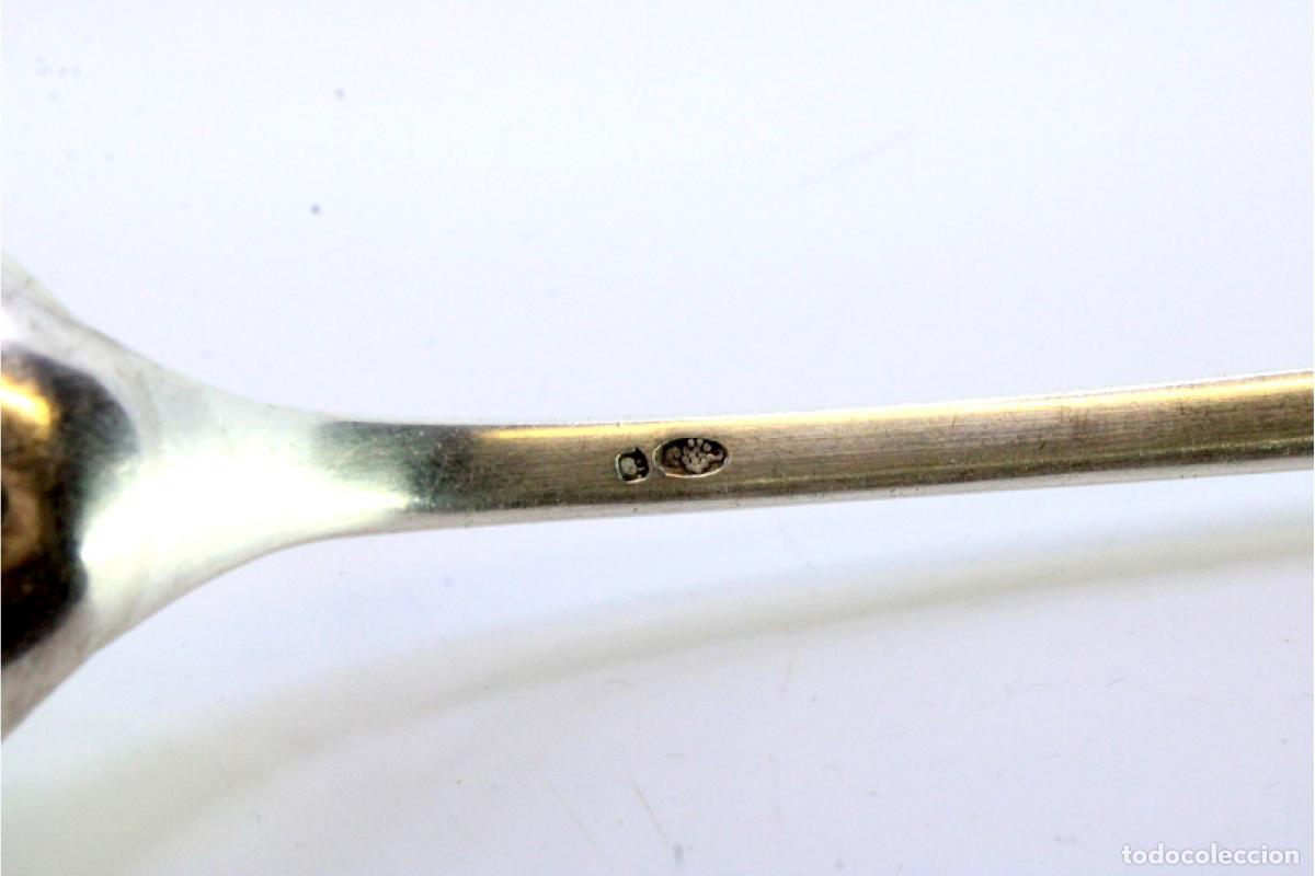 Antig&uuml;edades: Cuchara de plata para servir arroz - Foto 3