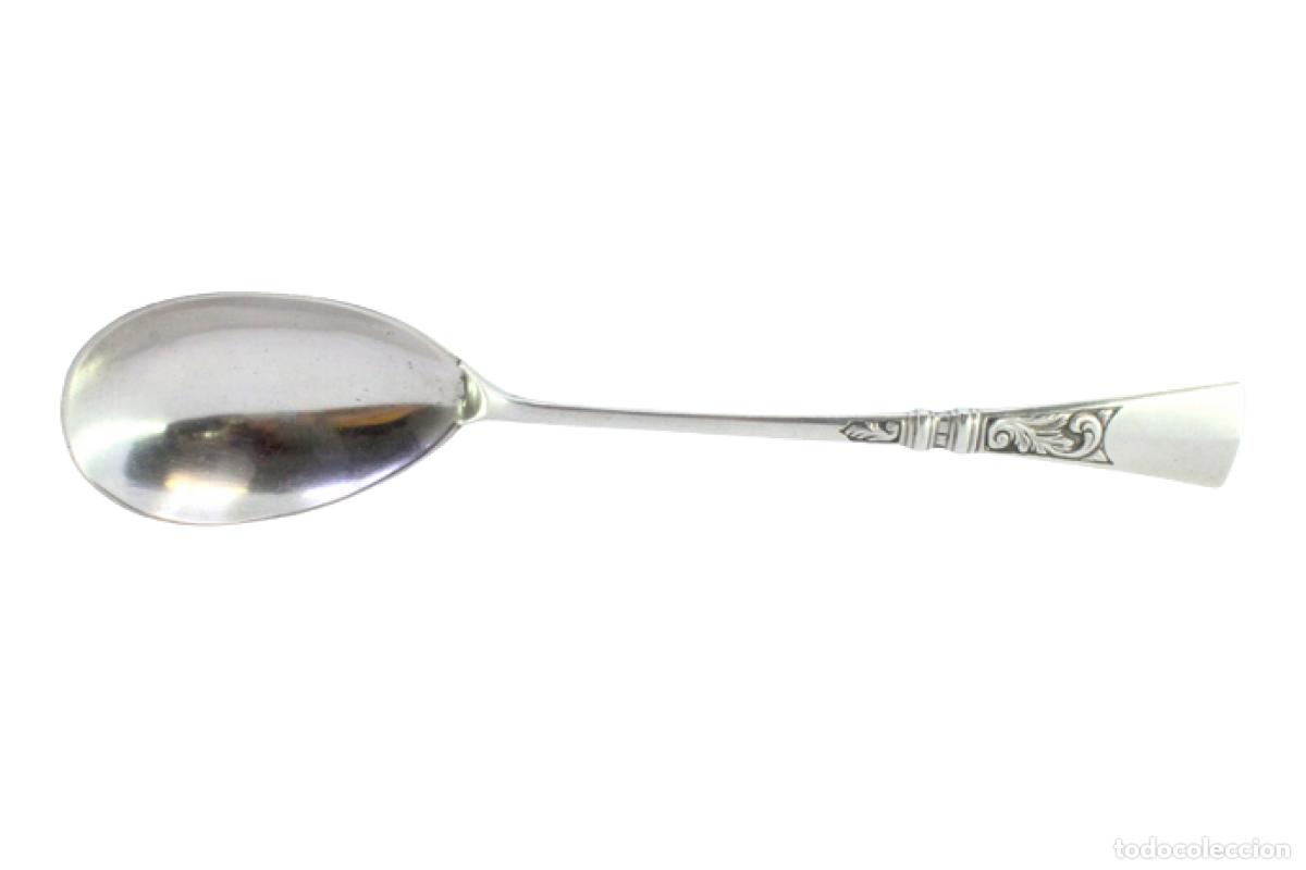 Antig&uuml;edades: Cuchara de plata para servir arroz - Foto 1